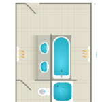 Bad Einrichten: Ideen Für 10 Bad Grundrisse Inside Grundriss Badezimmer 10 Qm