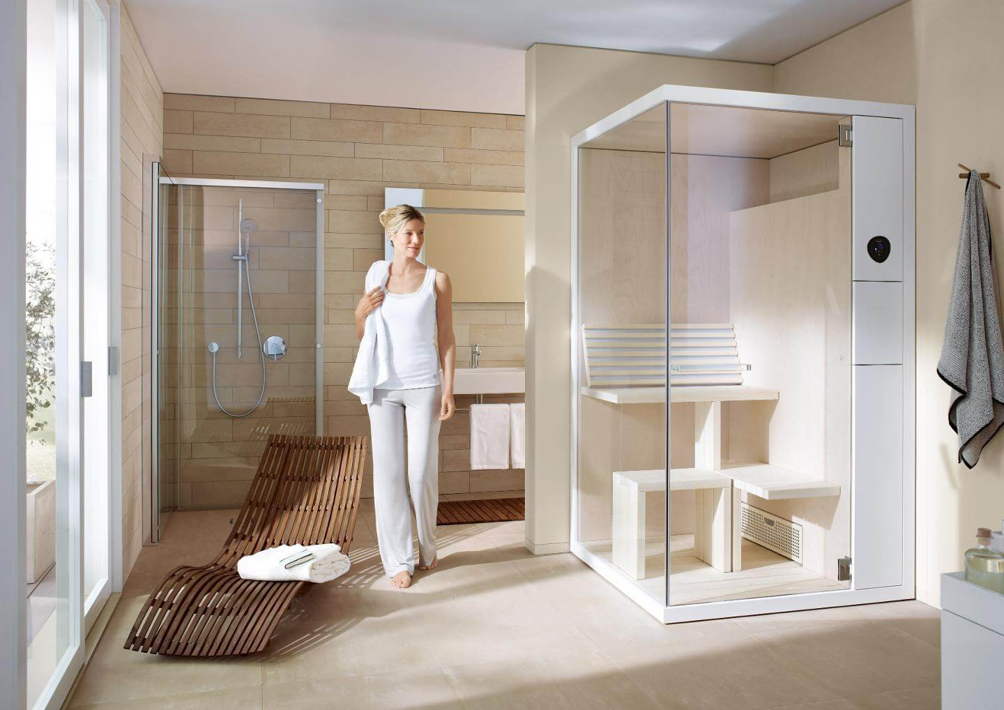 Design Sauna | Luxus-Bad Mit Sauna Planen Lassen for Badezimmer Sauna