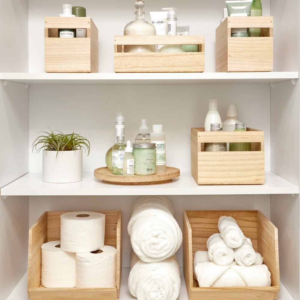 Idesign Aufbewahrungsset Badezimmer-Organizer Idesign - Ecowood with Badezimmer Organizer