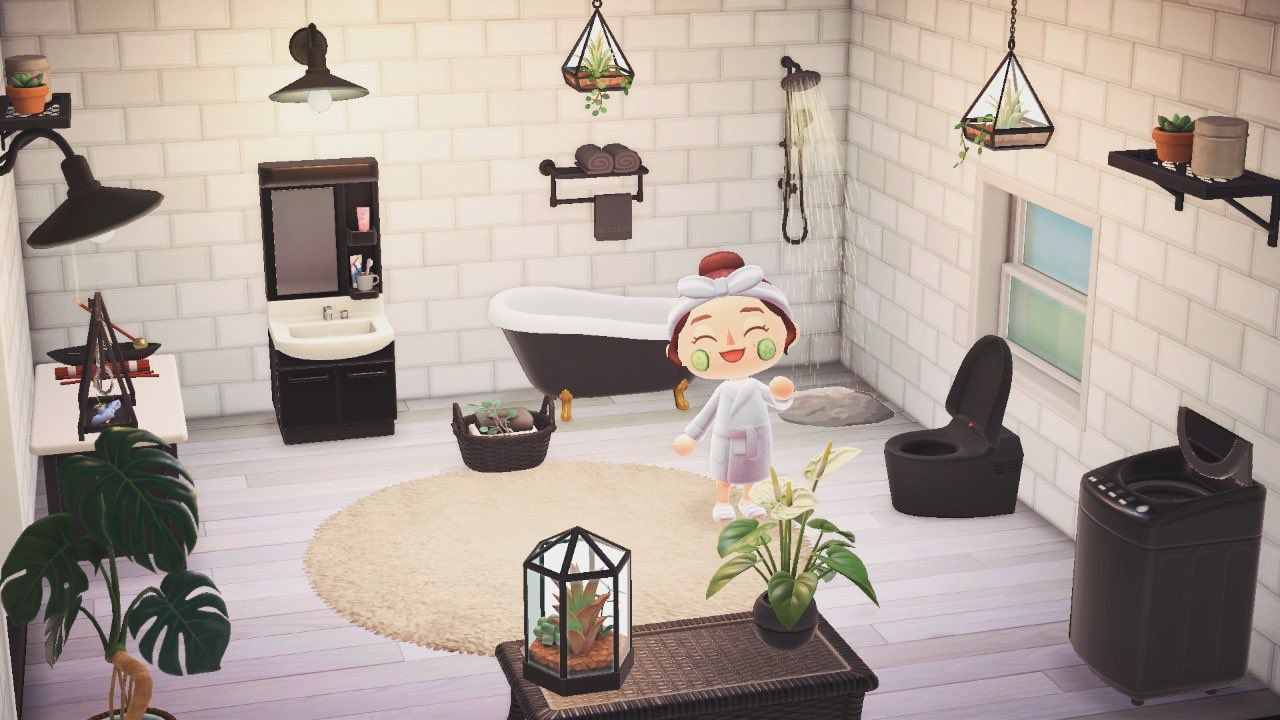 Animal Crossing New Horizons Bathroom Inspo | Animal Crossing pertaining to Acnl Badezimmer