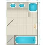 Bad Einrichten: Ideen Für 10 Bad Grundrisse With Grundriss Badezimmer 8 Qm