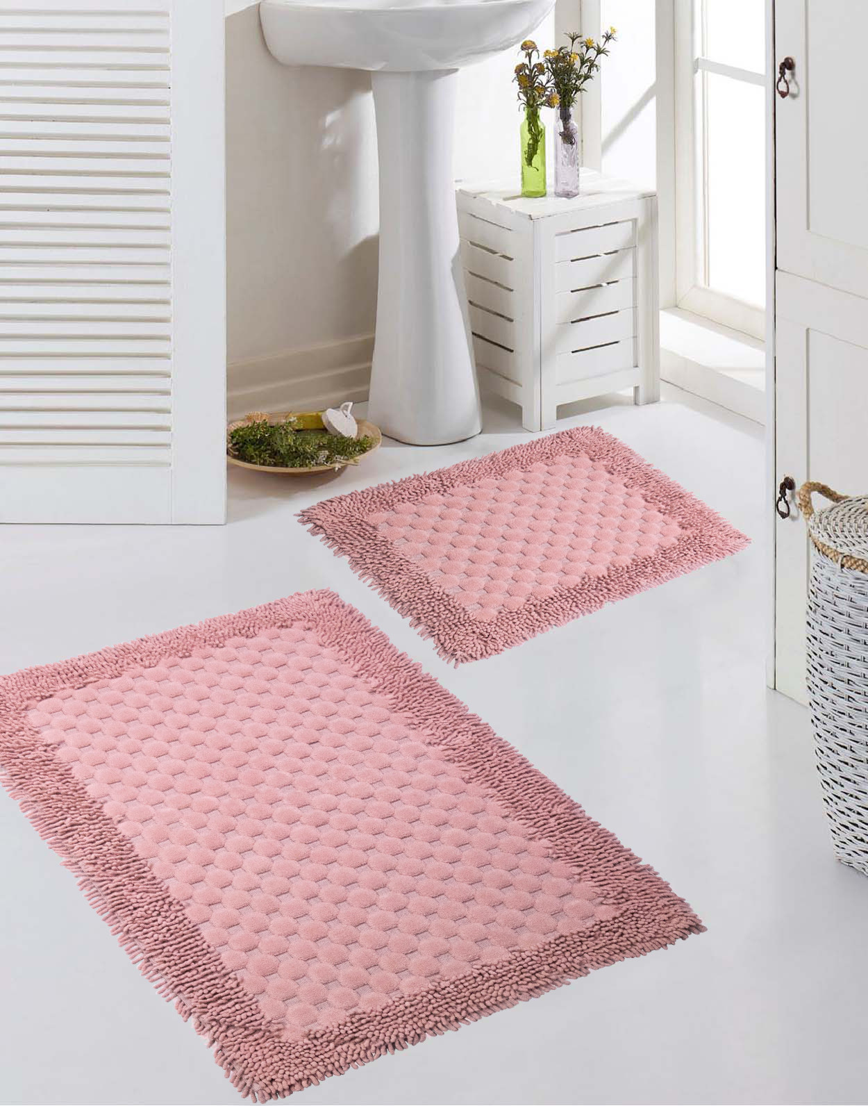 Badezimmer Teppiche Günstig Online Kaufen | Teppich-Traum for Badezimmer Set Rosa